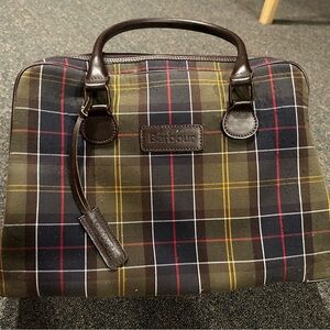 Barbour Plaid Tote Bag